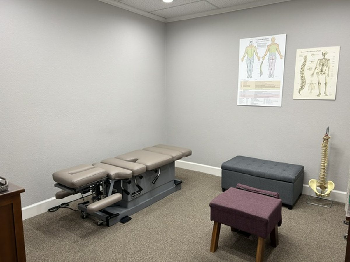 The adjusting room at Diablo Chiropractic in Walnut Creek