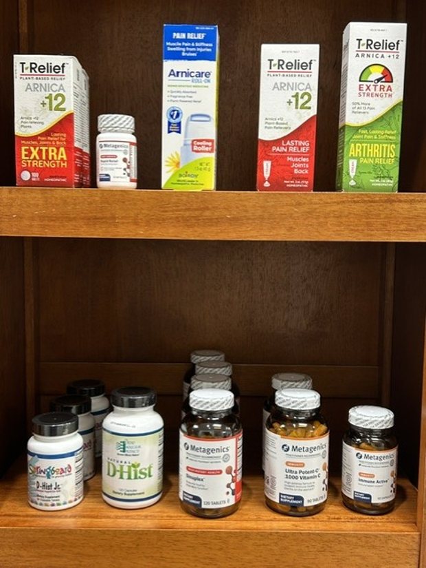 Professional-grade supplements at Diablo Chiropractic in Walnut Creek
